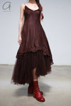 Marc Le Bihan Slip Dress France MLB-2104-AUBERGINE 2105 2104